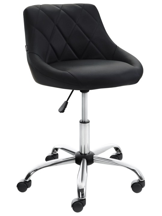 Werkkruk Lazio kunstleer, zwart