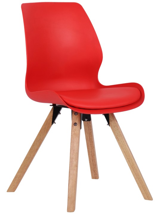 Stoel Luna kunststof, rood Stoel Luna kunststof, rood