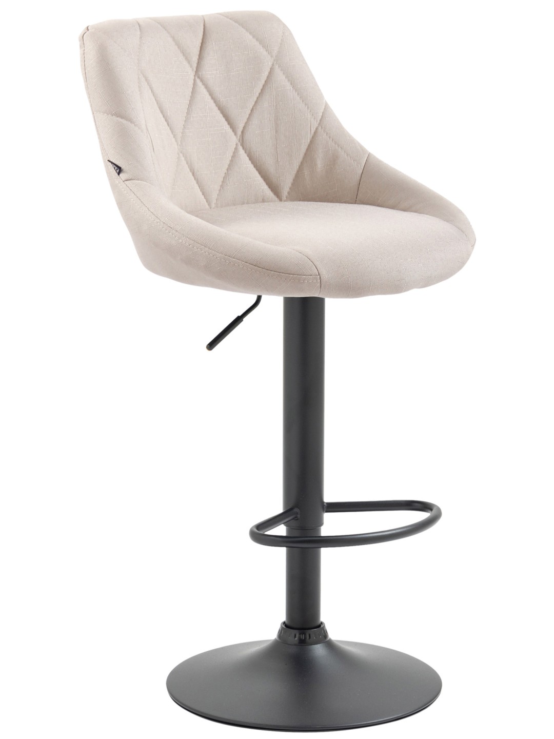 Barkruk Lazio stof, crème