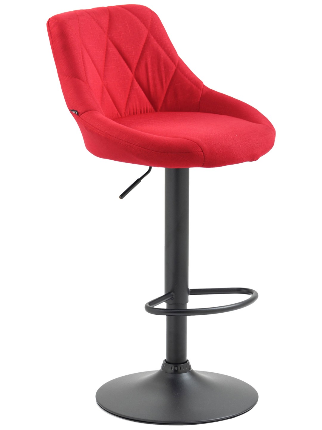 Barkruk Lazio stof, rood