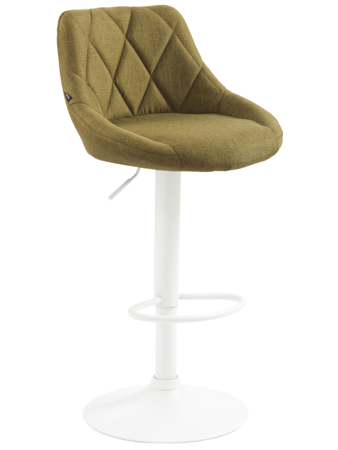 Barkruk Lazio stof, groen