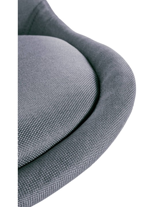 Stoel Sofia Stof Rond, lichtgrijs Stoel Sofia Stof Rond, lichtgrijs