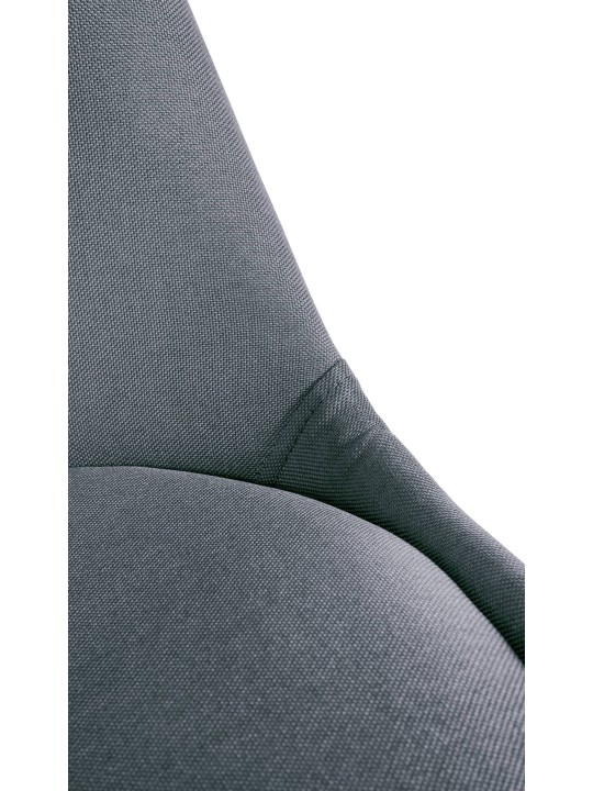 Stoel Sofia Stof Rond, lichtgrijs Stoel Sofia Stof Rond, lichtgrijs