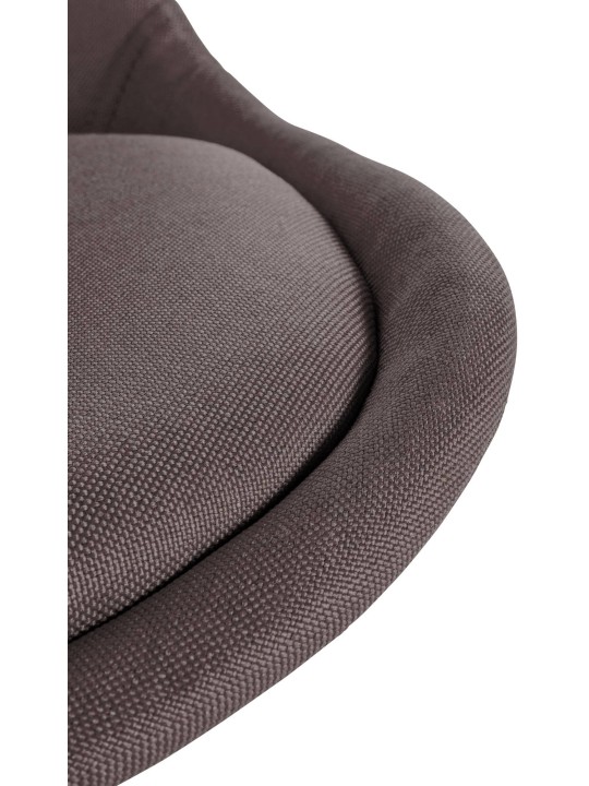 Stoel Sofia Stof Rond, taupe