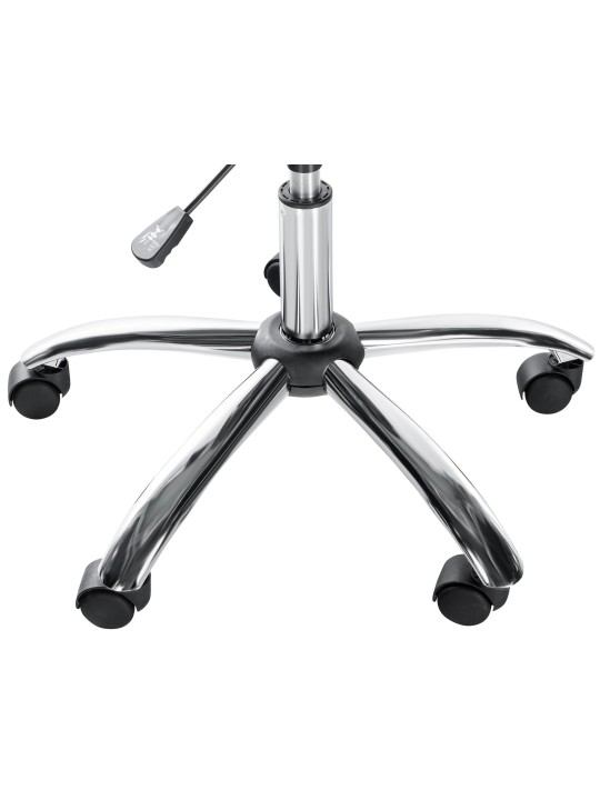 Werkkruk Lazio kunstleer, zwart