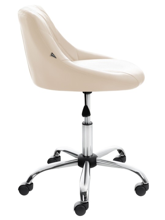 Werkkruk Lazio kunstleer, crème Werkkruk Lazio kunstleer, crème