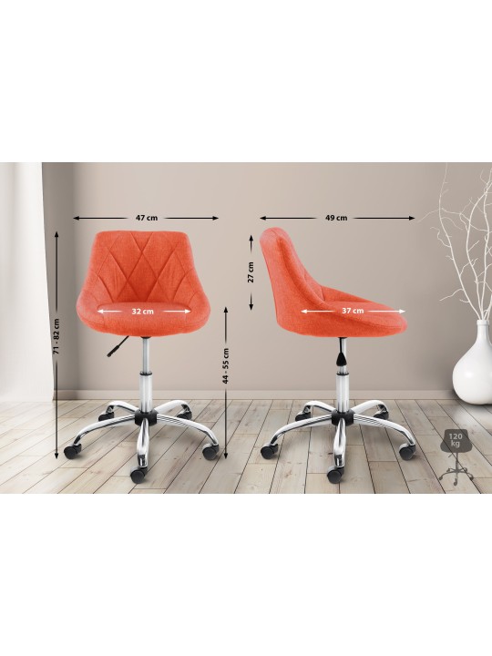 Werkkruk Lazio stof, oranje