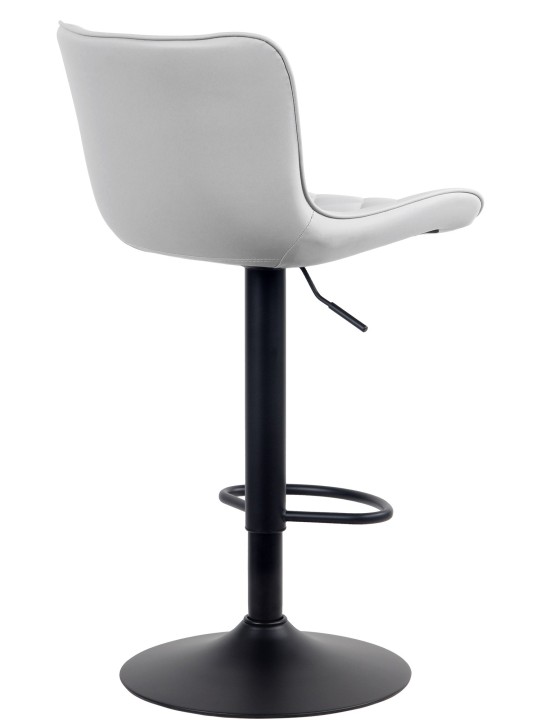 Barkruk Emma kunstleer, wit