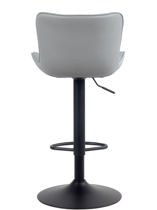 Barkruk Emma kunstleer, grijs