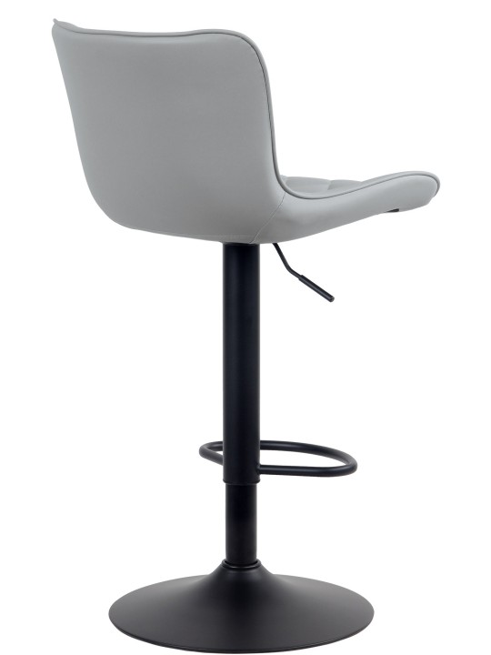 Set van 2 barkrukken Emma kunstleer, grijs