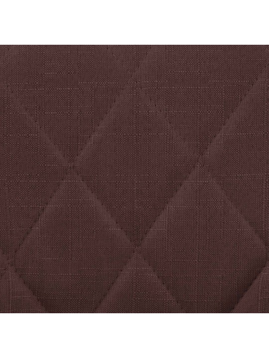 Barkruk Lazio stof chroom, bruin