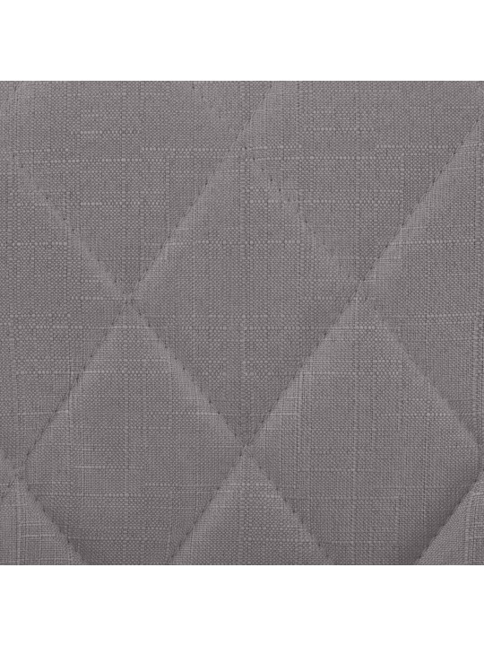 Barkruk Lazio stof chroom, grijs