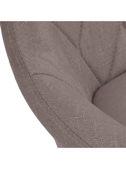 Barkruk Lazio stof chroom, taupe Barkruk Lazio stof chroom, taupe