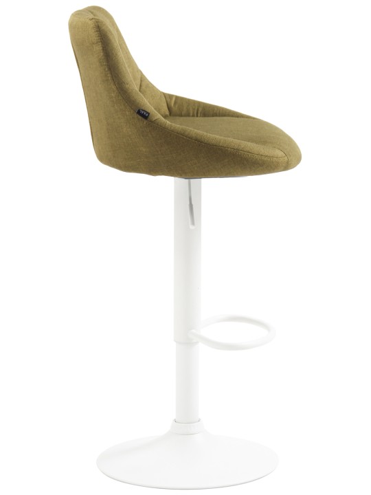 Barkruk Lazio stof, groen