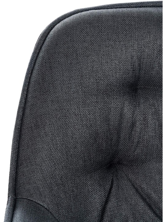 Barkruk Gibson stof, donkergrijs