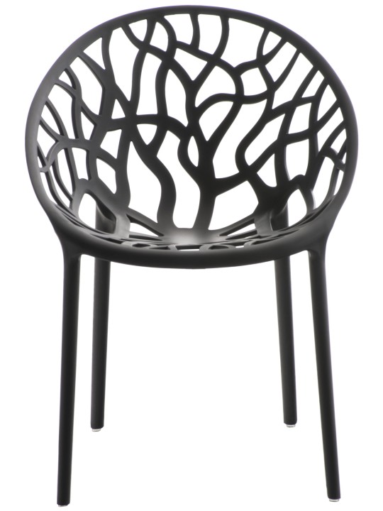 Set van 2 stoelen Hope, zwart