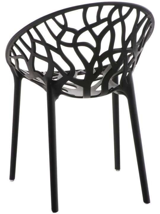 Set van 2 stoelen Hope, zwart