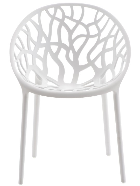 Set van 4 stoelen Hope, wit