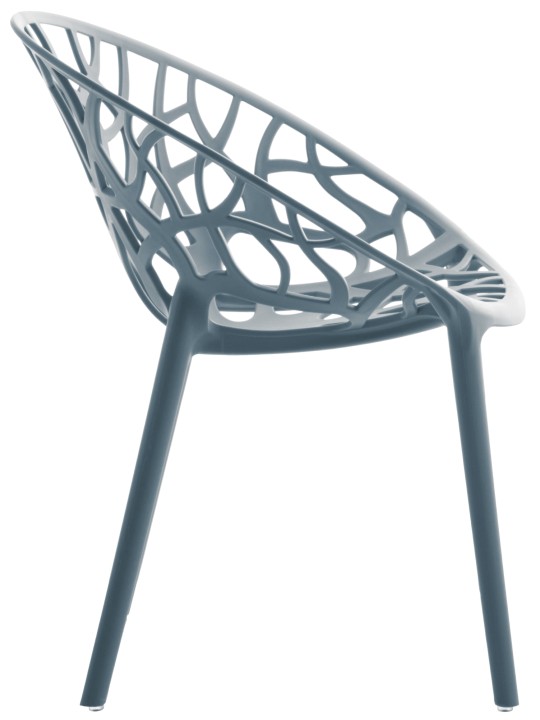 Set van 4 stoelen Hope, grijs