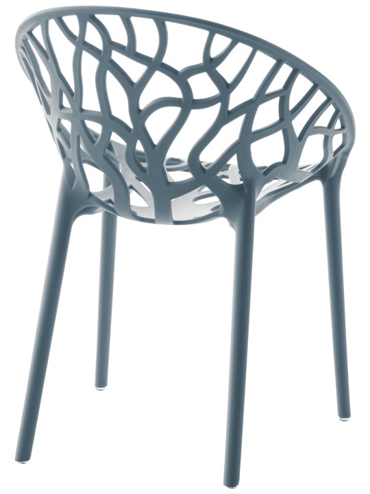 Set van 4 stoelen Hope, grijs