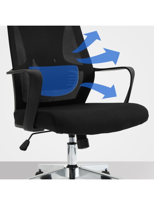 Bureaustoel Kanab, zwart