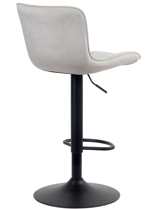 Set van 2 barkrukken Linus fluweel, crème