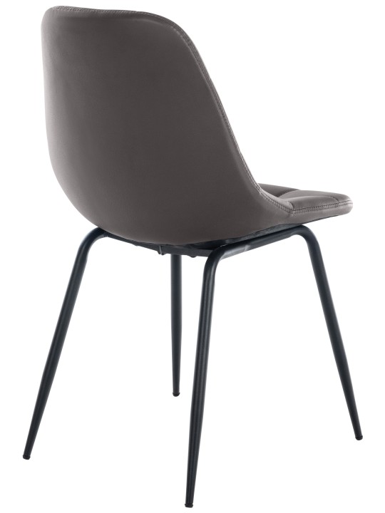 Stoel Tom kunstleer, bruin