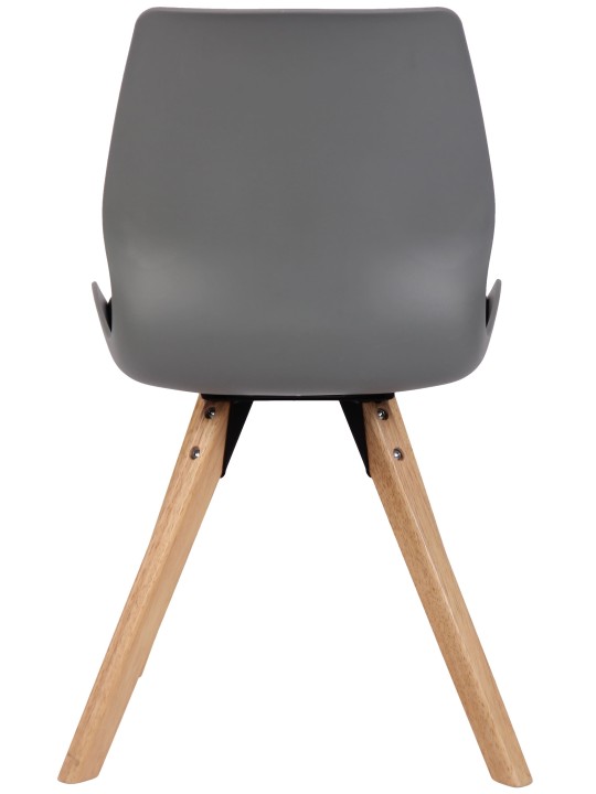 Stoel Luna kunststof, grijs Stoel Luna kunststof, grijs