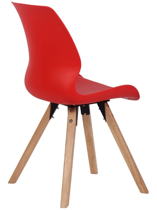 Stoel Luna kunststof, rood Stoel Luna kunststof, rood