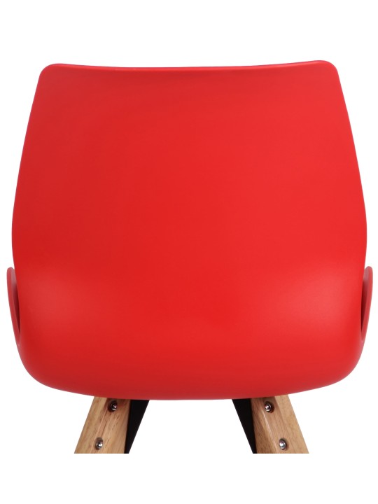Stoel Luna kunststof, rood Stoel Luna kunststof, rood