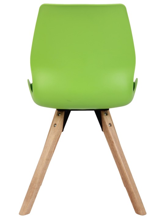 Set van 2 stoelen Luna kunststof, groen