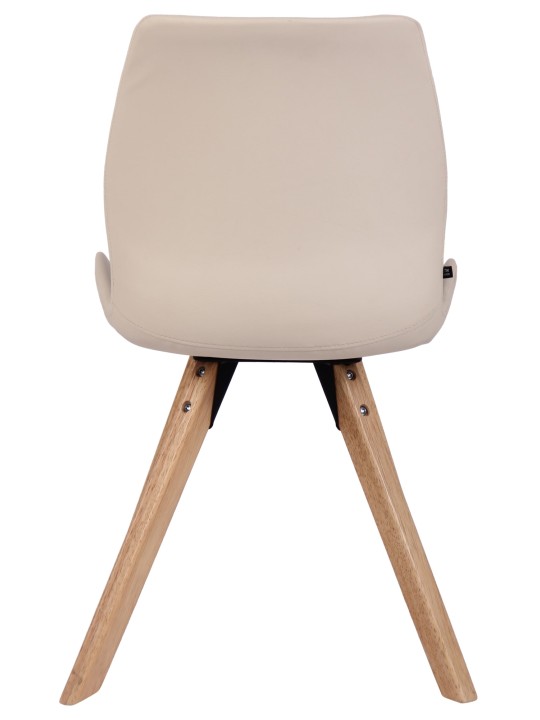 Set van 2 stoelen Luna kunstleer, crème Set van 2 stoelen Luna kunstleer, crème