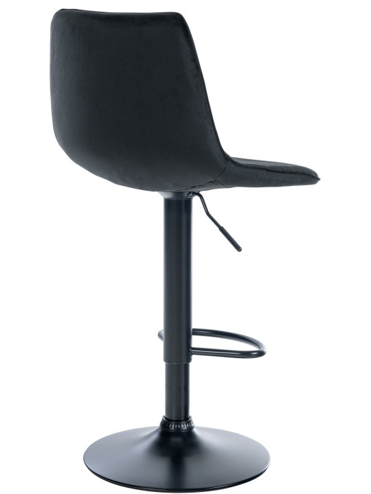 Barkruk Lex fluweel, zwart Barkruk Lex fluweel, zwart