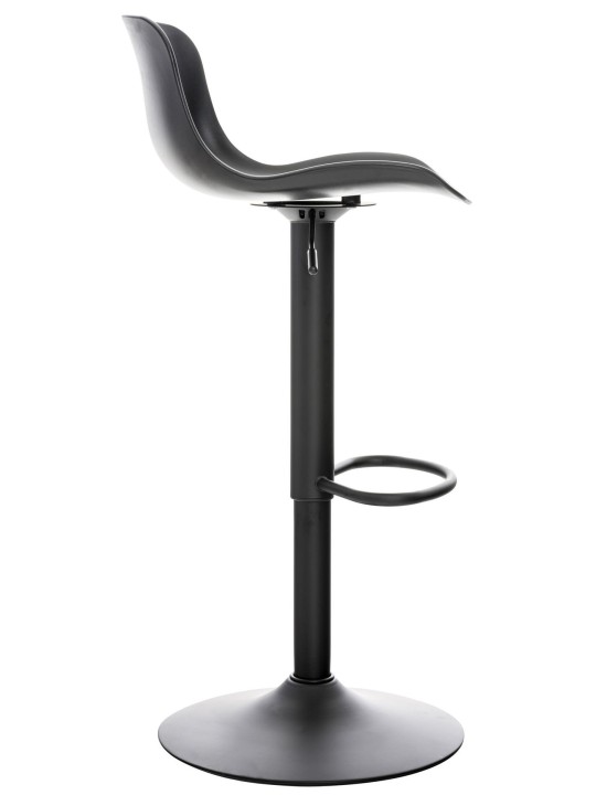 Set van 4 barkrukken Almada, zwart