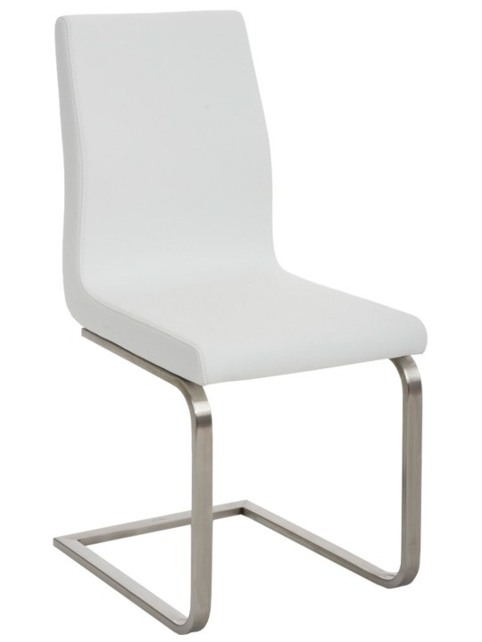 Set van 2 Belfort eetkamerstoelen, wit