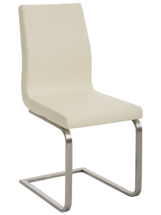 Set van 2 Belfort eetkamerstoelen, crème
