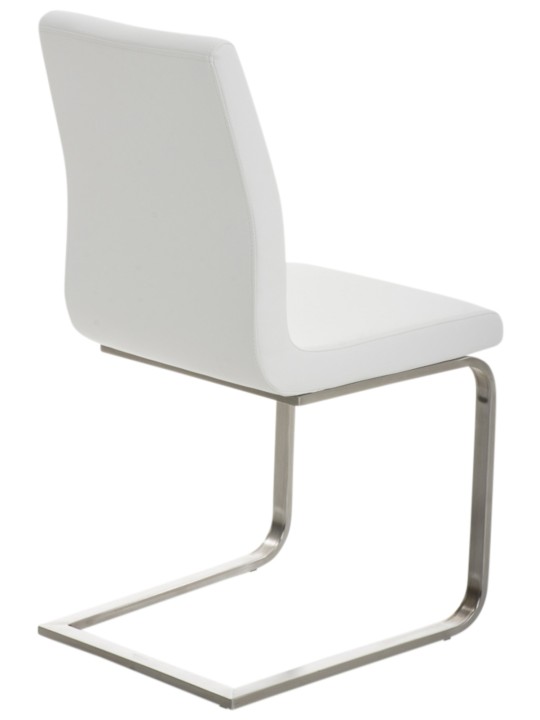 Set van 2 Belfort eetkamerstoelen, wit