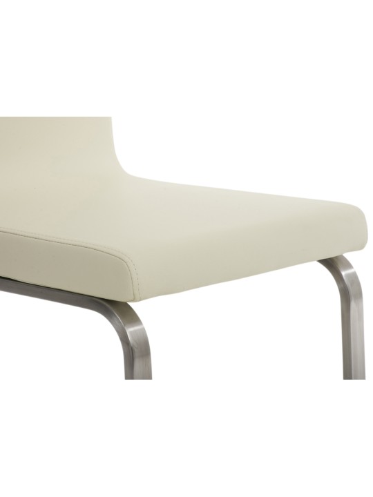 Set van 2 Belfort eetkamerstoelen, crème
