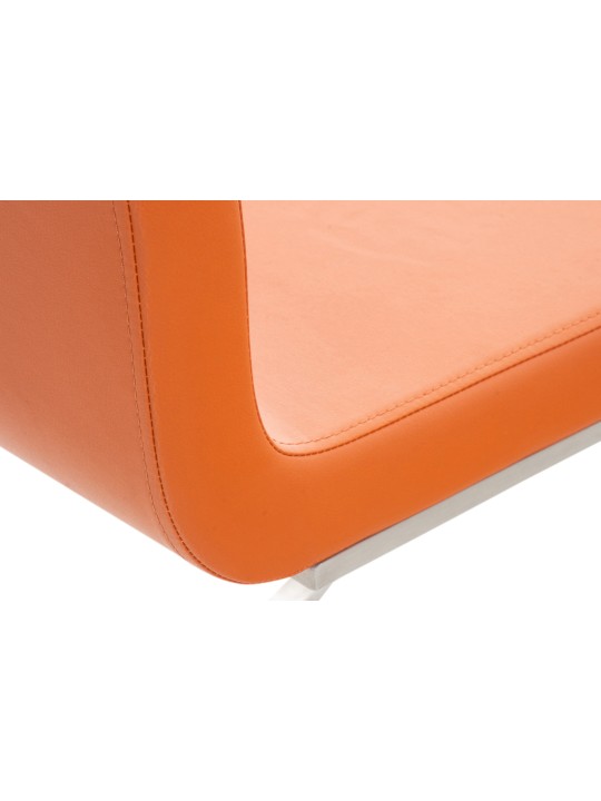 Set van 2 Belfort eetkamerstoelen, oranje