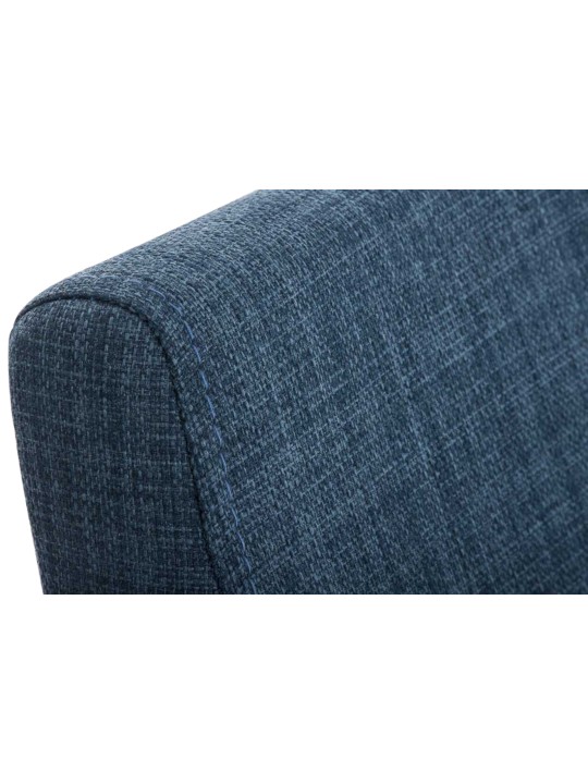 Set van 2 eetkamerstoelen Belfort stof, blauw