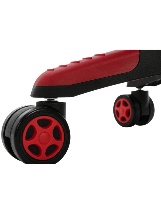 Bureaustoel Clovis kunstleer, zwart/rood Bureaustoel Clovis kunstleer, zwart/rood