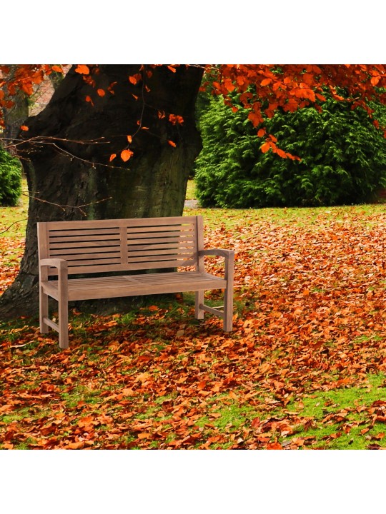 Teakhouten bank Halden 150 cm, teak Teakhouten bank Halden 150 cm, teak