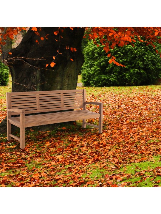 Teakhouten bank Halden 200 cm, teak Teakhouten bank Halden 200 cm, teak