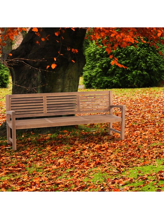 Teakhouten bank Halden 220 cm, teak