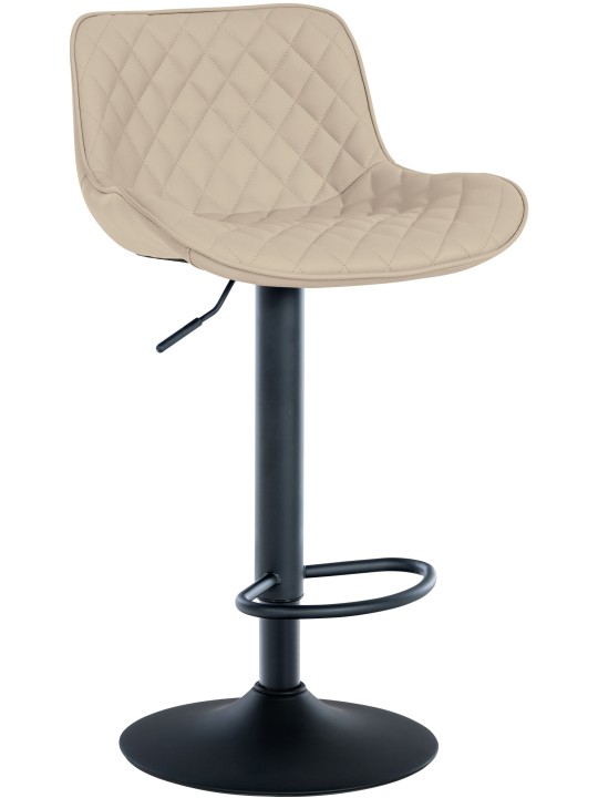 Barkruk Minosa kunstleer, crème