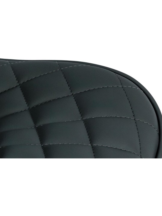 Set van 2 barkrukken Minosa kunstleer, zwart