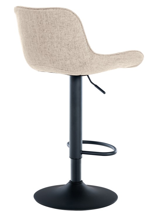 Set van 2 barkrukken Minosa stof, taupe