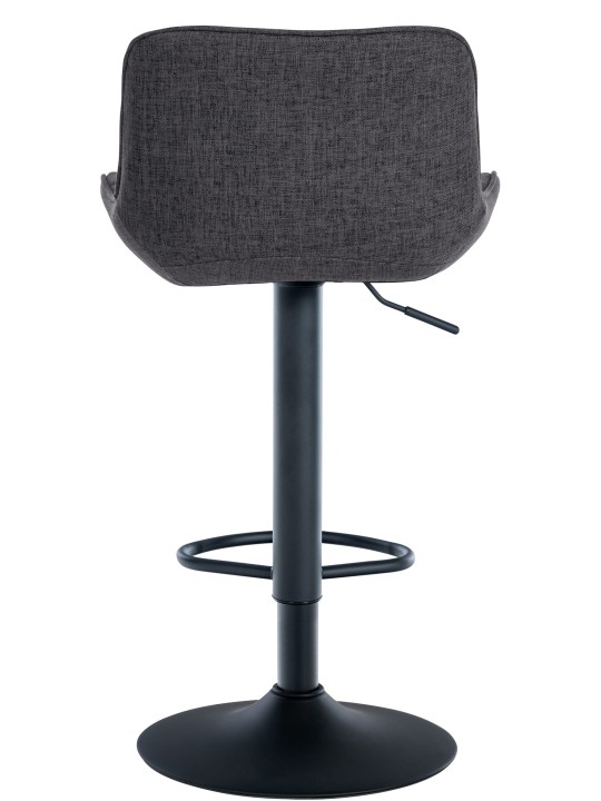 Set van 2 barkrukken Minosa stof, zwart