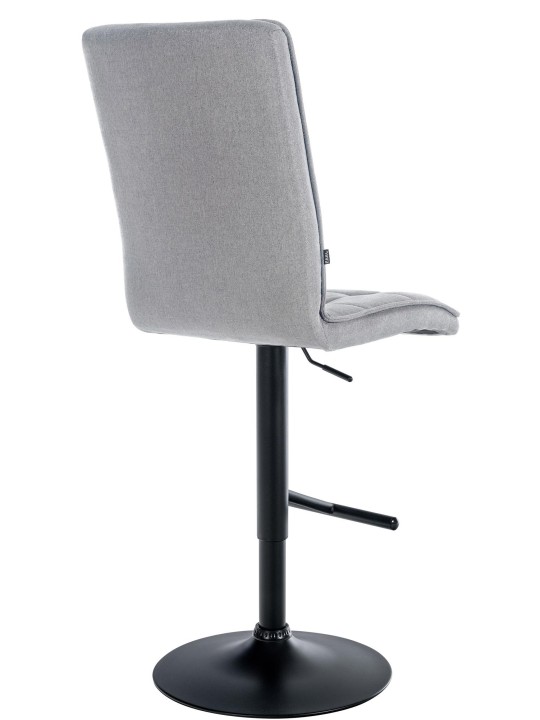 Barkruk Peking V2 stof, lichtgrijs