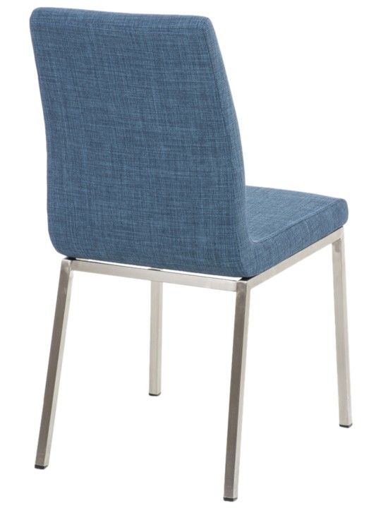 Set van 2 eetkamerstoelen Colmar stof, blauw Set van 2 eetkamerstoelen Colmar stof, blauw